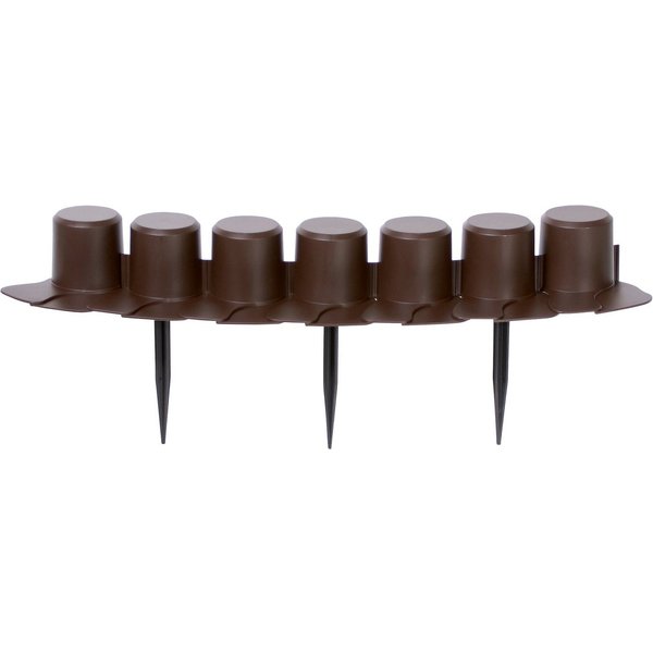 Prosperplast Palisade IPAL7 - R222, Länge 405 cm, dunkelbraun