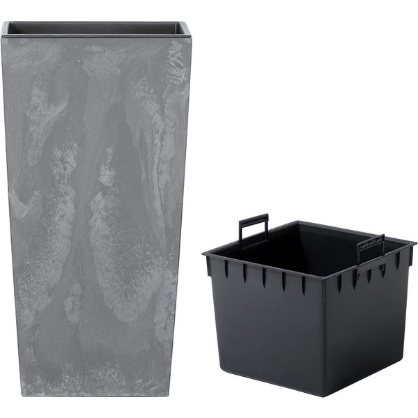 Prosperplast Pflanzkübel Urbi Square Effect, BxTxH: 26,5x26,5x50 cm