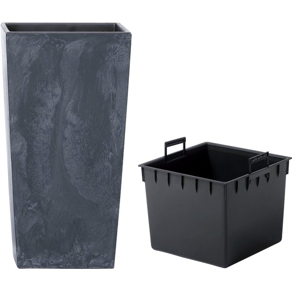 Prosperplast Pflanzkübel Urbi Square Effect, BxTxH: 22x22x42 cm