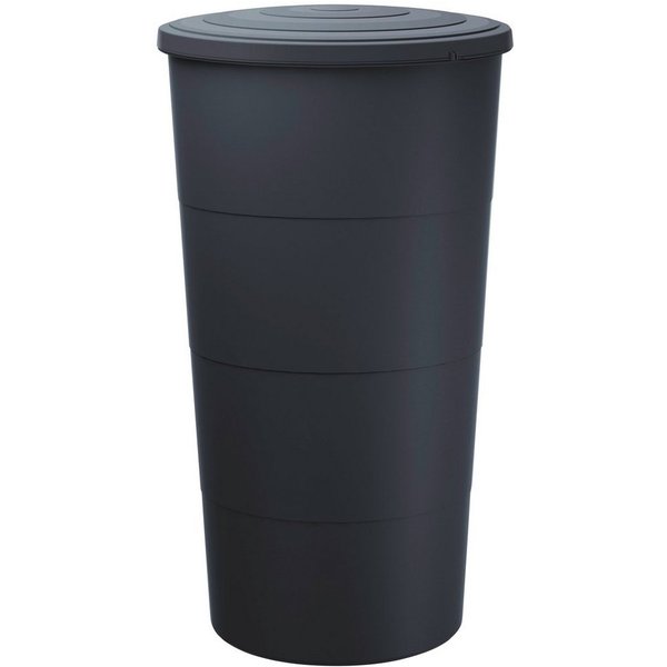 Prosperplast Regentonne Smooth, 200 l, ØxH: 60x106,6 cm, mit Deckel