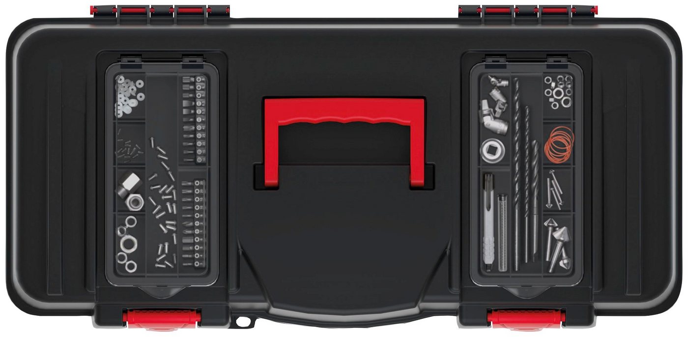 Prosperplast Werkzeugbox CALIBER, 59,7x28,5x32 cm, inkl. Einsatz – Bild 3 von 4