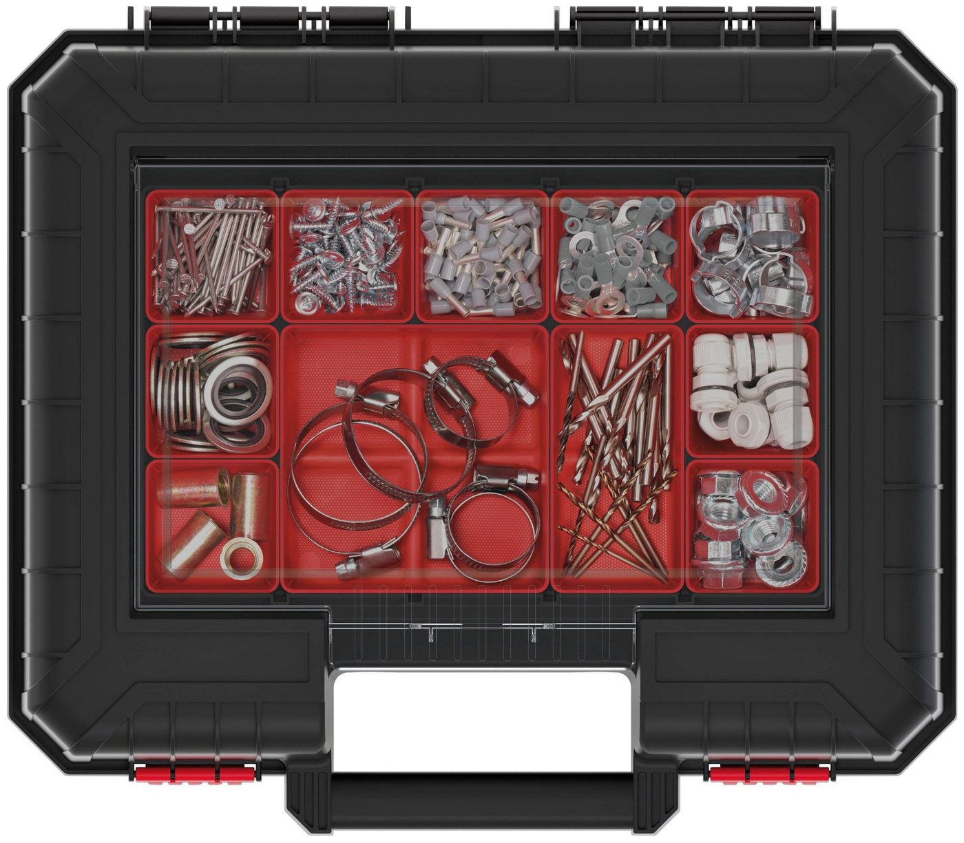 Prosperplast Werkzeugbox HEAVY, 38,4 x 33,5 x 14,4 kg – Bild 3 von 3