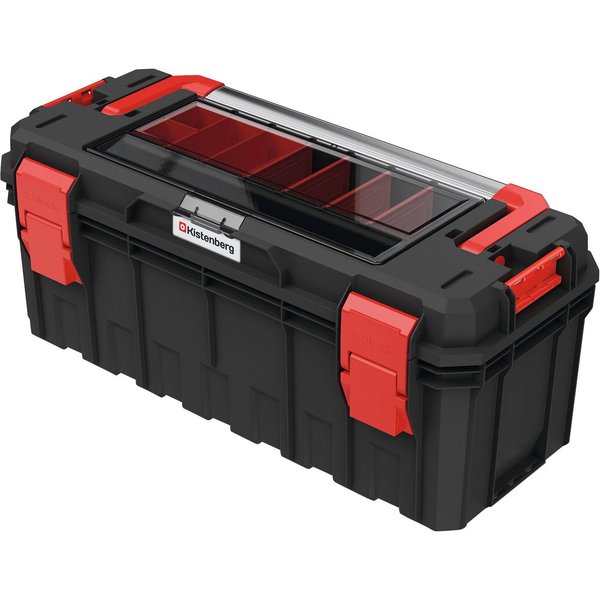 Prosperplast Werkzeugbox X BLOCK ALU LOG, 65 x 28 x 31,4 cm