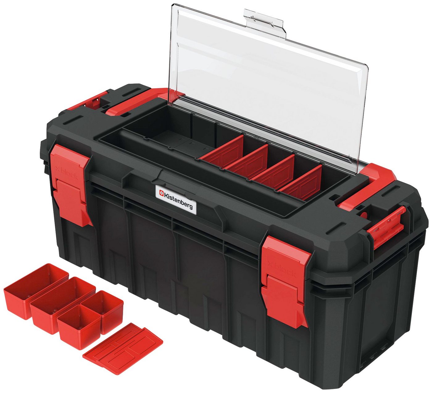 Prosperplast Werkzeugbox X BLOCK ALU LOG, 65 x 28 x 31,4 cm – Bild 5 von 5