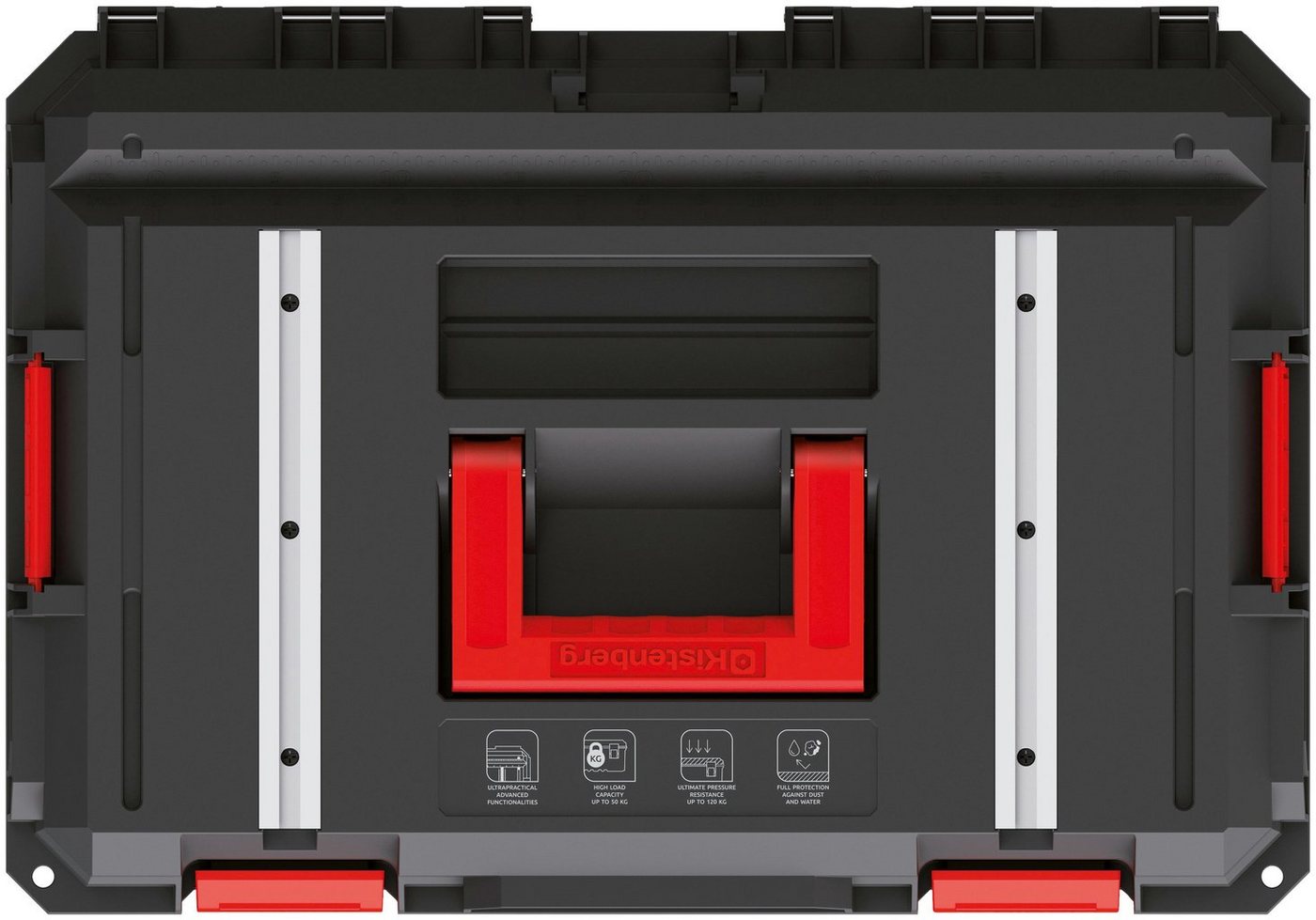 Prosperplast Werkzeugkoffer X Block Pro, 54,6 x 38 x 19,4 cm – Bild 3 von 5