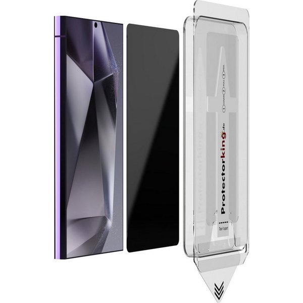 Protectorking Displayschutzfolie 1x Blickschutz 9H Panzerglas Anti-Spy Sichtschutz Displayschutz für Samsung Galaxy S25 Ultra, 1-Stück, 1 Stück, Blickschutz, St