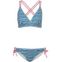PROTEST Damen Bikini PRTJANOU triangle bikini, Größe 42 in Blau