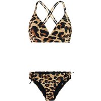 PROTEST Damen Bikinis klassisch Da PRTShala triangle bikini, Größe 36 in Braun