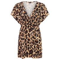 PROTEST Damen Blusen ku.Arm Da PRTPasso tunic, Größe 44 in Braun