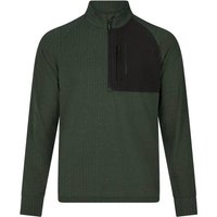 PROTEST Herren Rolli PRTCatcher 1/4 zip active top, Größe S in Grau