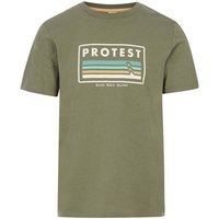 PROTEST Herren Shirt PRTBarn, Größe M in Grau