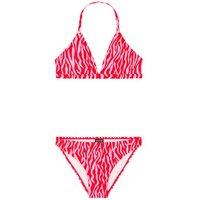 PROTEST Kinder Bikinis klassisch Ki PRTFabu JR Triangle bikini, Größe 128 in Rot