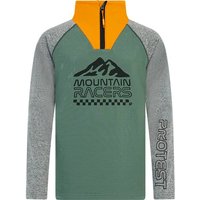 PROTEST Kinder Rolli PRTDelano JR 1/4 zip active top, Größe 140 in Grau