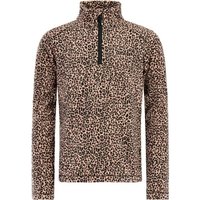 PROTEST Kinder Rolli PRTRemissy JR 1/4 zip active top, Größe 140 in Braun