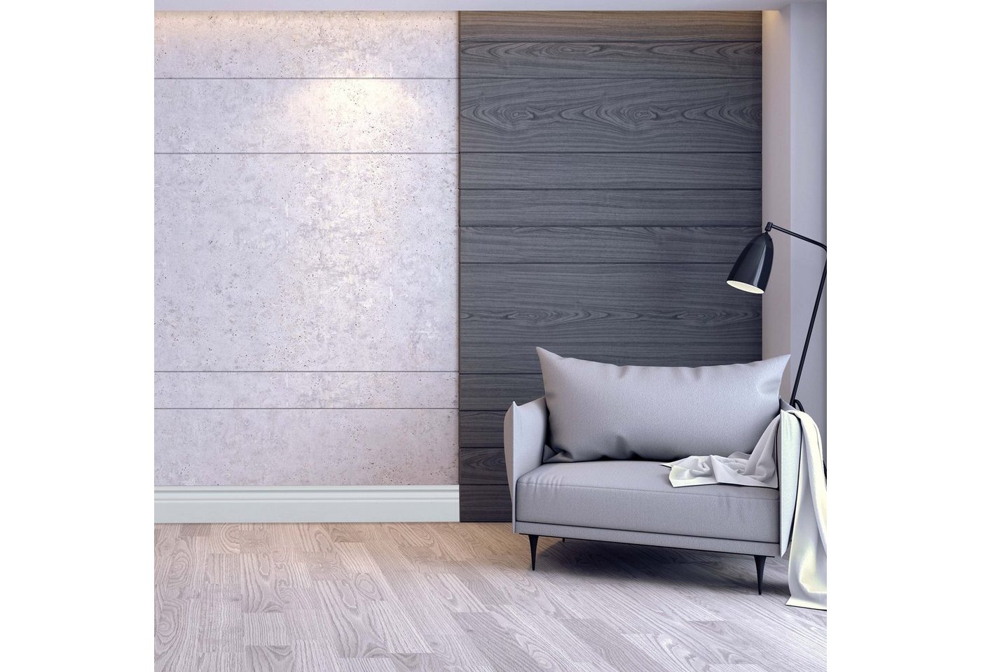 PROVISTON Sockelleiste MDF, 16 x 58 x 2500 mm, Weiß, Fußleiste Berliner Profil, MDF-Leiste, Berliner Profil – Bild 4 von 5