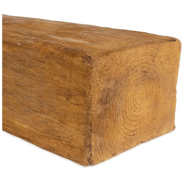 PROVISTON Wanddekoobjekt PU-Balken, Polyurethan, 190 x 130 x 3000 mm, Eiche hell