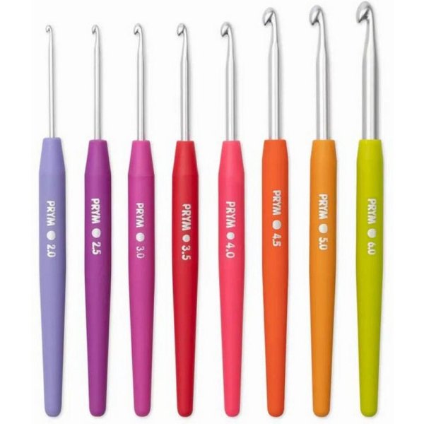 Prym Stricknadeln Woll-Häkelnadel-Set Soft-Griff