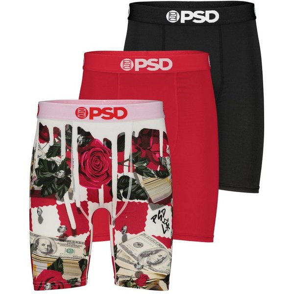 PSD Boxershorts 3 PACK - ROSE CHECKER Herren