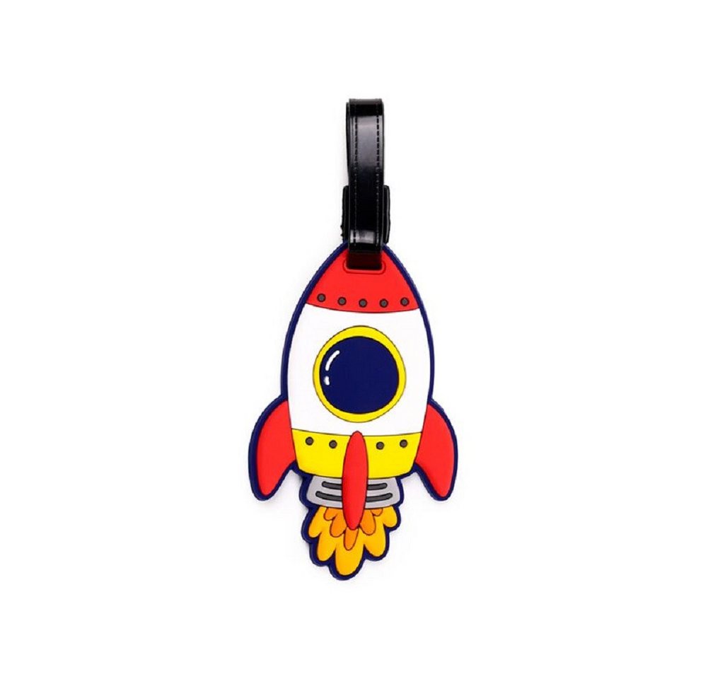 Puckator Gepäckanhänger Space Cadets (Set, 2-St., Raktete Ufo) Kofferanhänger, Namensschild – Bild 4 von 5