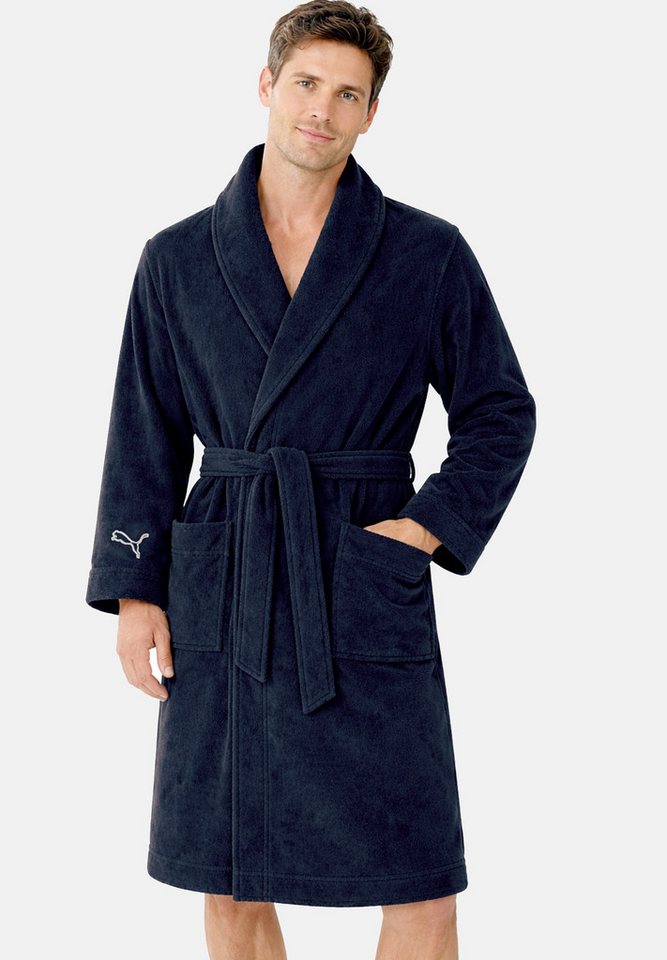 PUMA Bademantel TEAMADDITIONS BATHROBE, Baumwolle – Bild 3 von 5