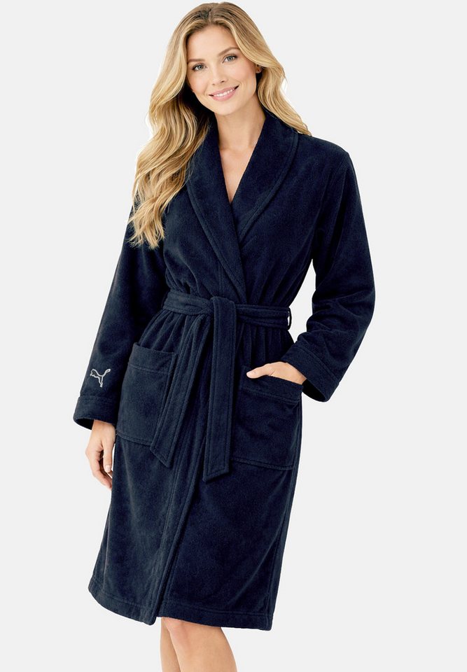 PUMA Bademantel TEAMADDITIONS BATHROBE, Baumwolle – Bild 4 von 5