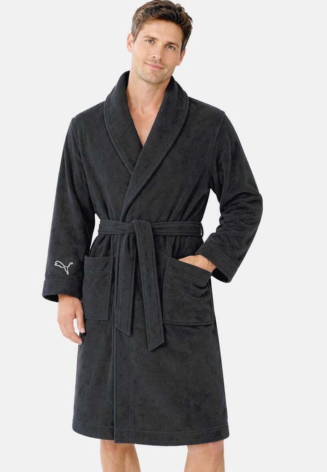PUMA Bademantel TEAMADDITIONS BATHROBE, Baumwolle – Bild 3 von 5