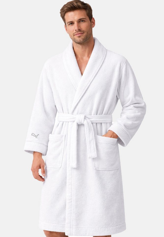 PUMA Bademantel TEAMADDITIONS BATHROBE, Baumwolle – Bild 3 von 5