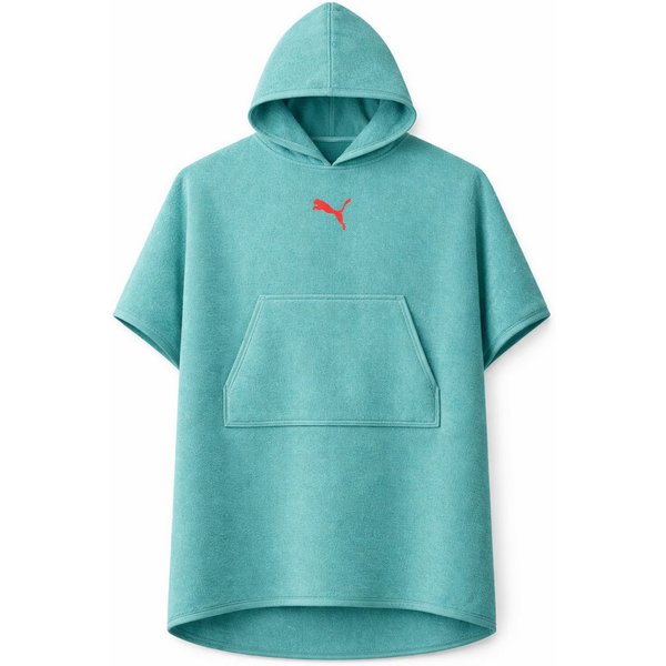 PUMA Bademantel TEAMADDITIONS PONCHO, Baumwolle