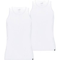 PUMA Basic Herren Tank Top 2er Pack, Größe XL in Weiß