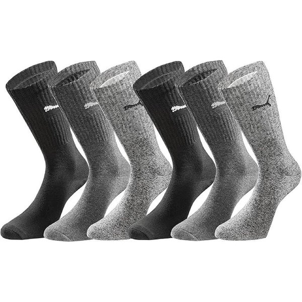 PUMA Basicsocken 6er-Pack Regular Crew Socks