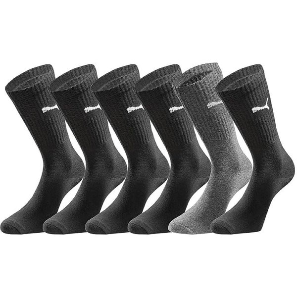 PUMA Basicsocken 6er-Pack Regular Crew Socks