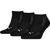 PUMA Cushioned Sneaker - Trainer Socken 3er-Pack, Größe 35-38 in Schwarz