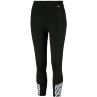 PUMA Damen 3/4 Tight Bold Graphic, Größe S in Schwarz