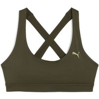 PUMA Damen BH CLOUDSPUN BRA - MID, Größe XL in Grün