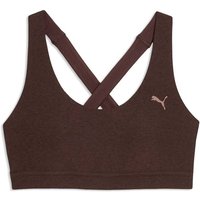 PUMA Damen BH CLOUDSPUN BRA - MID, Größe M in Grau