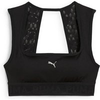 PUMA Damen BH MOVE LACE BRA, Größe M in Schwarz