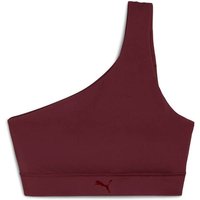 PUMA Damen BH PWRSHAPE BRA ONE SHOULDER - LOW, Größe L in Rot