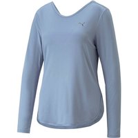 PUMA Damen Hemd STUDIO YOGINI LITE LONG S, Größe S in Schwarz