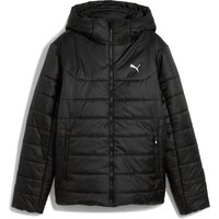 PUMA Damen Jacke ESS Hooded Padded Jacket, Größe L in Schwarz