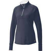 PUMA Damen Pullover W Gamer 1/4 Zip, Größe L in Blau