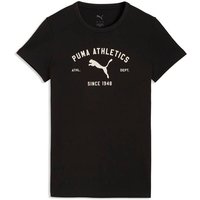 PUMA Damen Shirt CLASS Graphic Tee, Größe XL in Schwarz