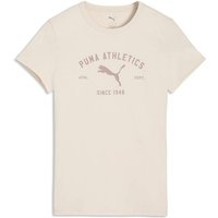 PUMA Damen Shirt CLASS Graphic Tee, Größe M in Pink