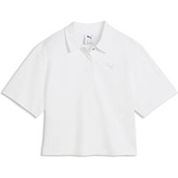 PUMA Damen Shirt CLASS Relaxed Polo Tee, Größe XS in Weiß