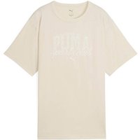 PUMA Damen Shirt CLASS Relaxed Tee, Größe L in Pink