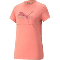 PUMA Damen Shirt ESS BETTER Tee, Größe XS in Pink