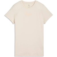 PUMA Damen Shirt ESS SCRIPT Tee, Größe L in Pink