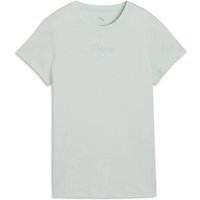 PUMA Damen Shirt ESS SCRIPT Tee, Größe XS in Grau