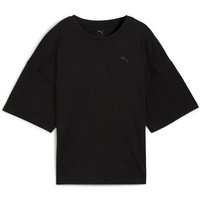 PUMA Damen Shirt HER Oversized Tee, Größe S in Schwarz