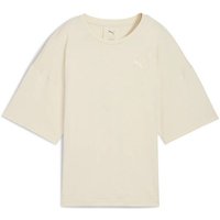 PUMA Damen Shirt HER Oversized Tee, Größe XS in Pink