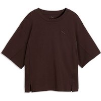 PUMA Damen Shirt HER Relaxed Tee, Größe L in Schwarz